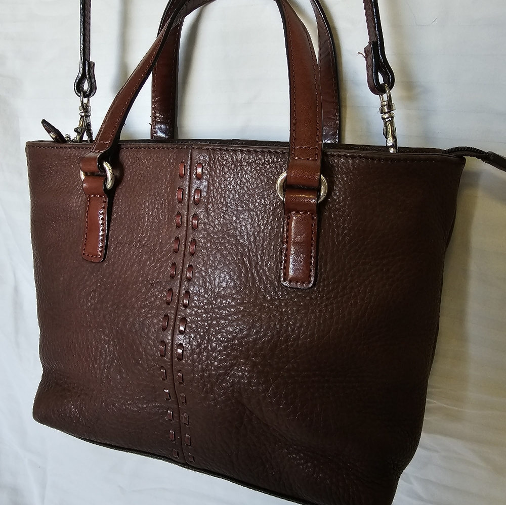 Fossil Leather Handbag